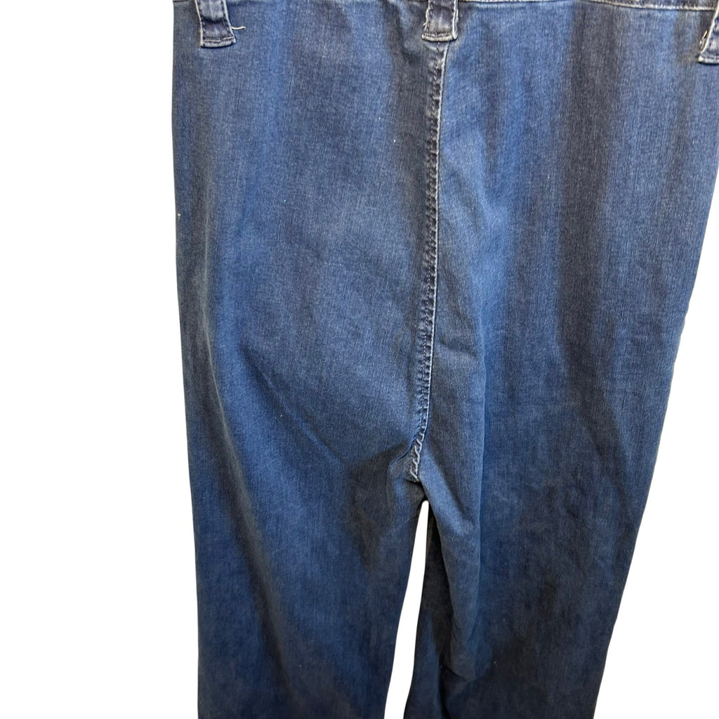 American Bazi Denim Utility L Jumpsuit Dark Blue Casual Streetwear Coveralls