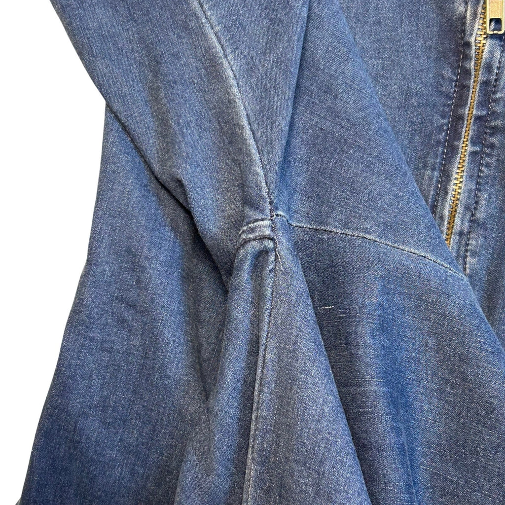 American Bazi Denim Utility L Jumpsuit Dark Blue Casual Streetwear Coveralls