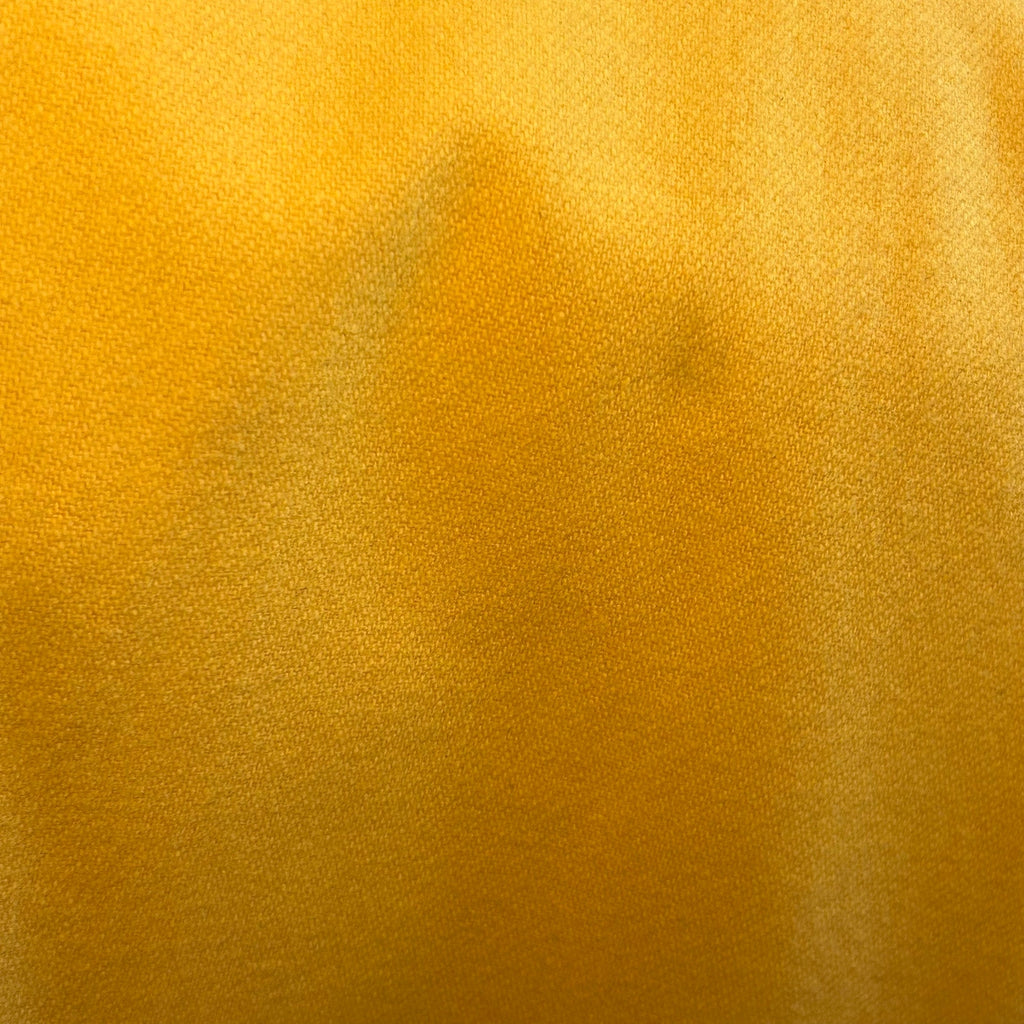 VTG 70s Peabody House Yellow Wool Pleated 4 Midi Skirt Pockets Boho Retro Twee