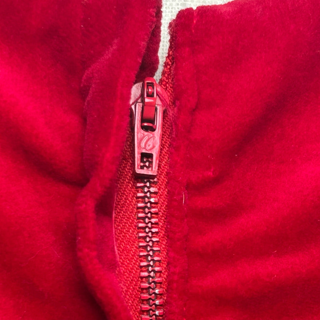 VTG 60s Red Velvet Mini Dress S Keyhole Bespoke Babydoll Glam Twee Retro Mad Men