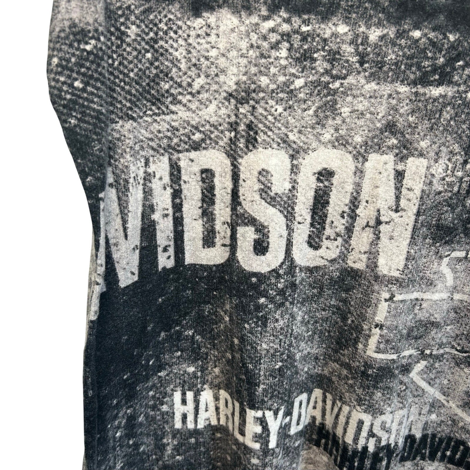 VTG Y2K Harley Davidson Ralph Marlin M T-Shirt Biker Grunge Streetwear Retro