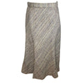 VTG 60s Bespoke S Wool Midi Skirt Retro Mod Dark Academia Twee Preppy Minimalist
