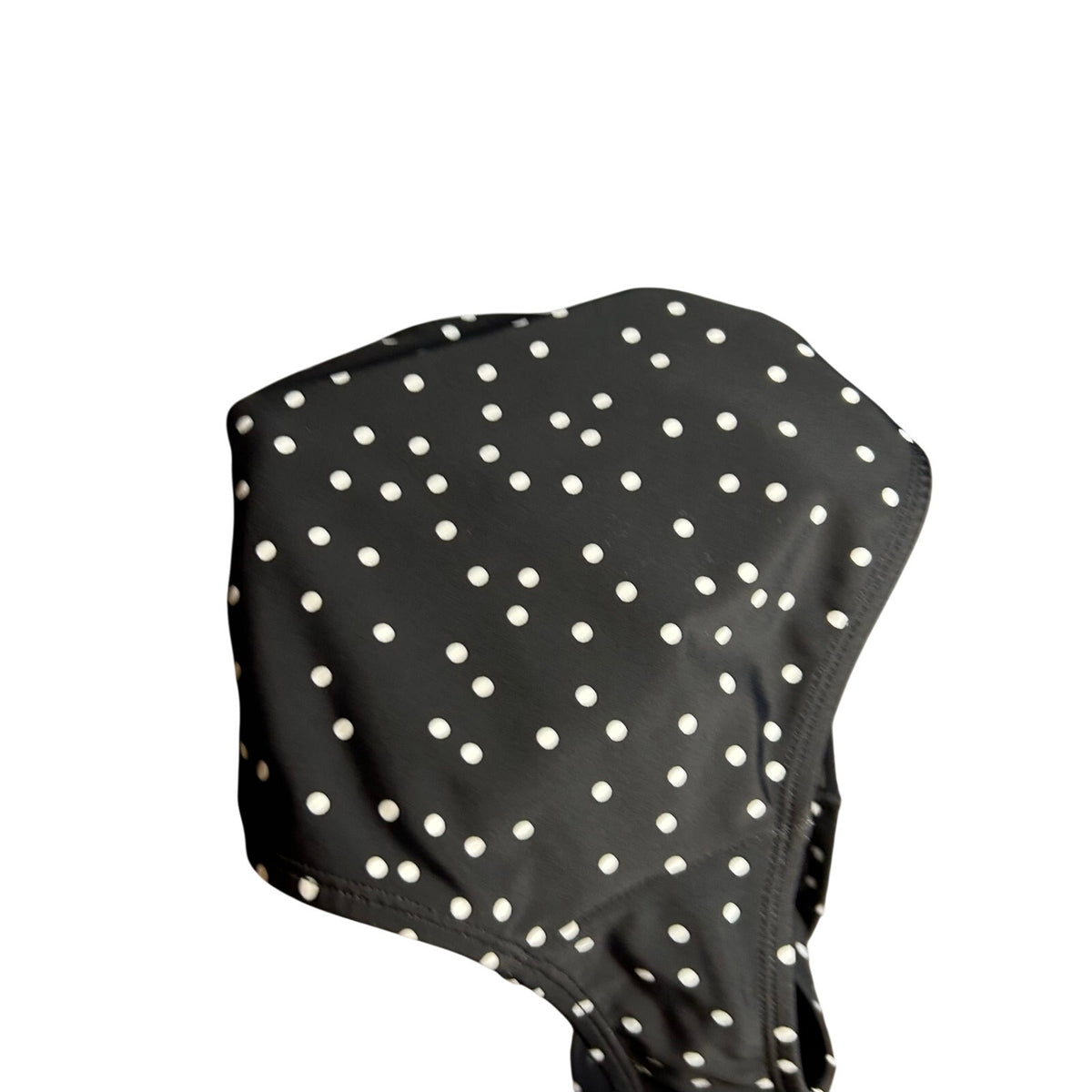 Black White Strappy Side Bikini Bottom Swim Medium Coquette Minimalist Y2K