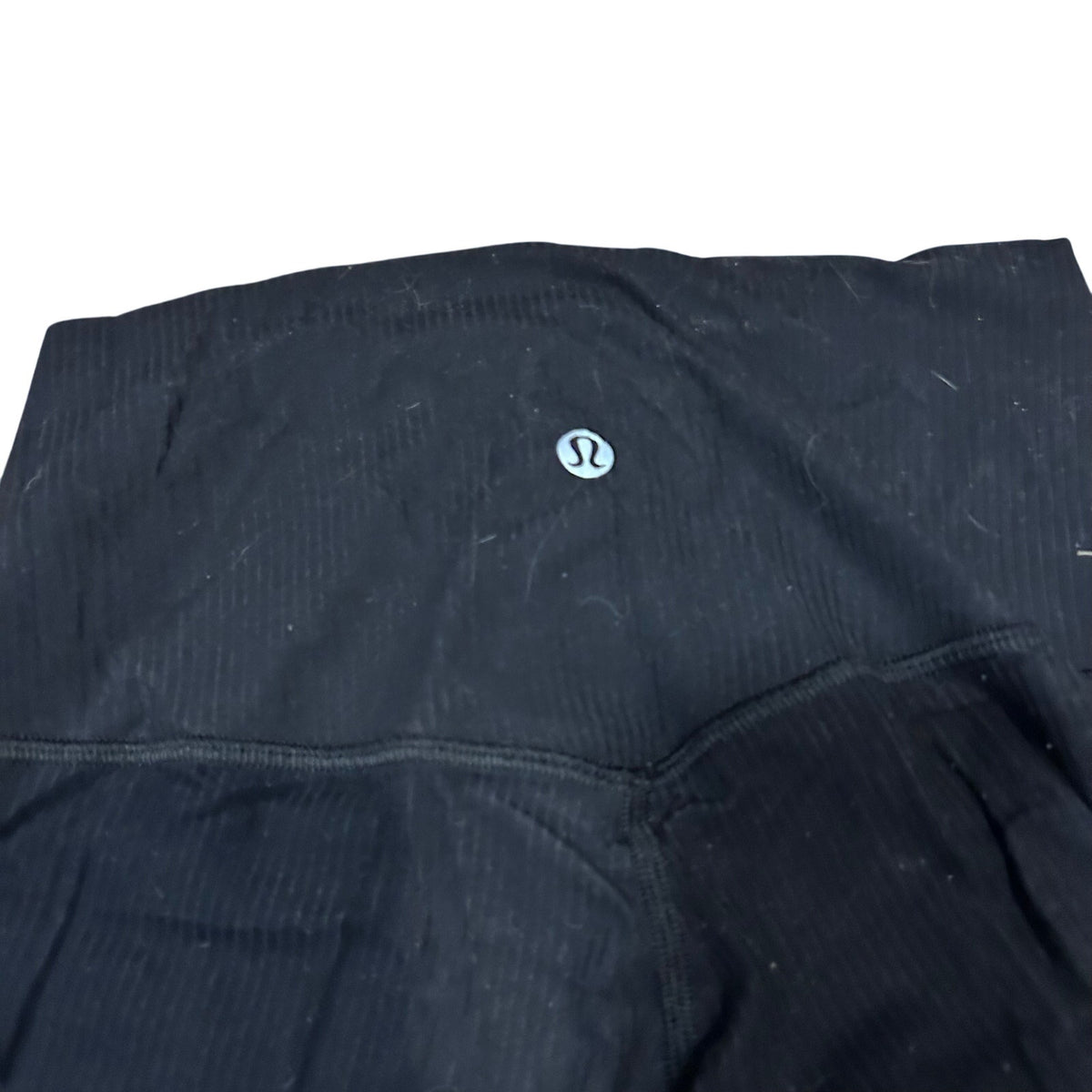 Lululemon Black Ribbed Leggings Size 4 Archival Y2K Revival Minimalist