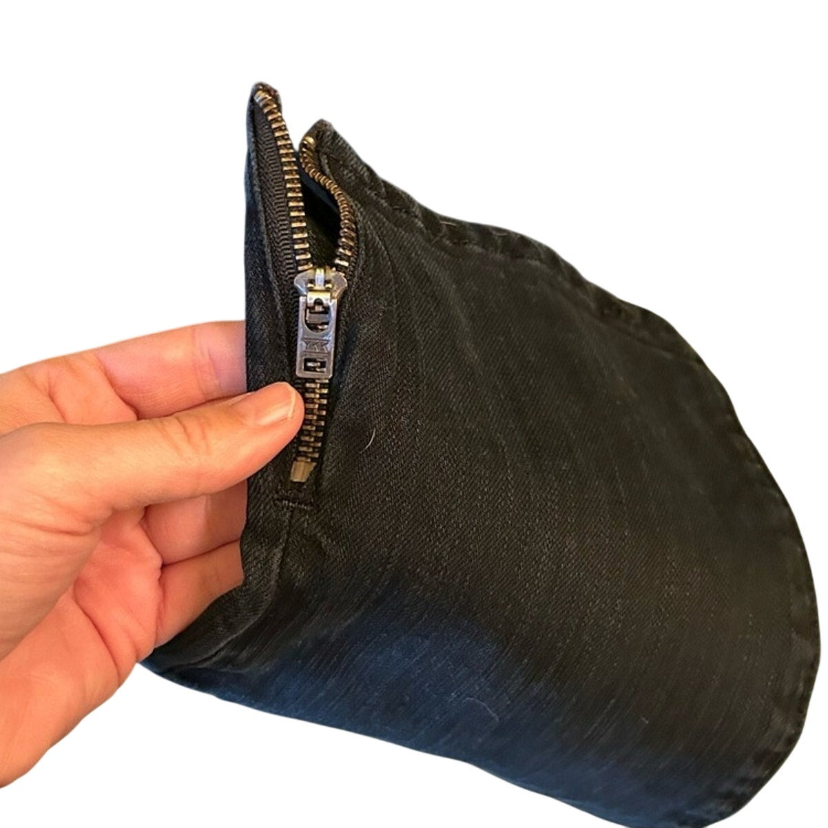 Paper Denim Cloth Black 10 Brinkely Jeans Moto Biker Ankle Zip Y2K Grunge Goth