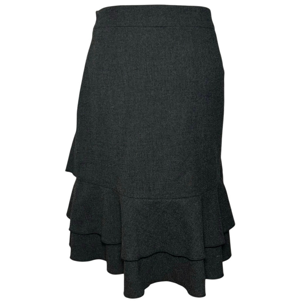 VTG 90s Y2K Minimalist Grunge Skirt M Dark Academia Flutter Streetwear Indie