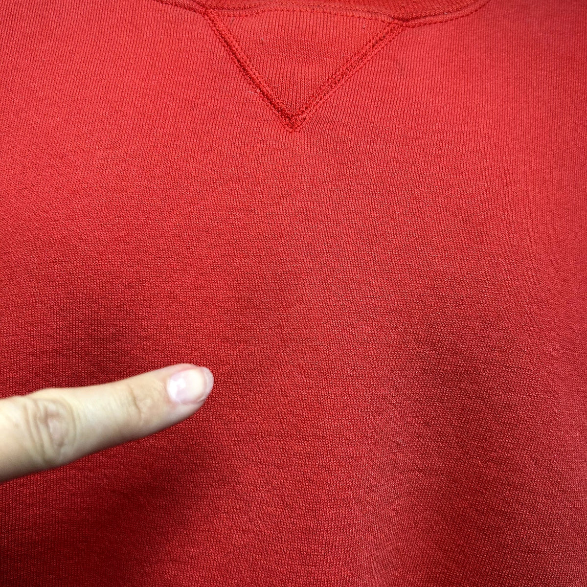 VTG 90s Russell Athletic M Red Fleece Crewneck Sweatshirt USA Gorpcore Utility