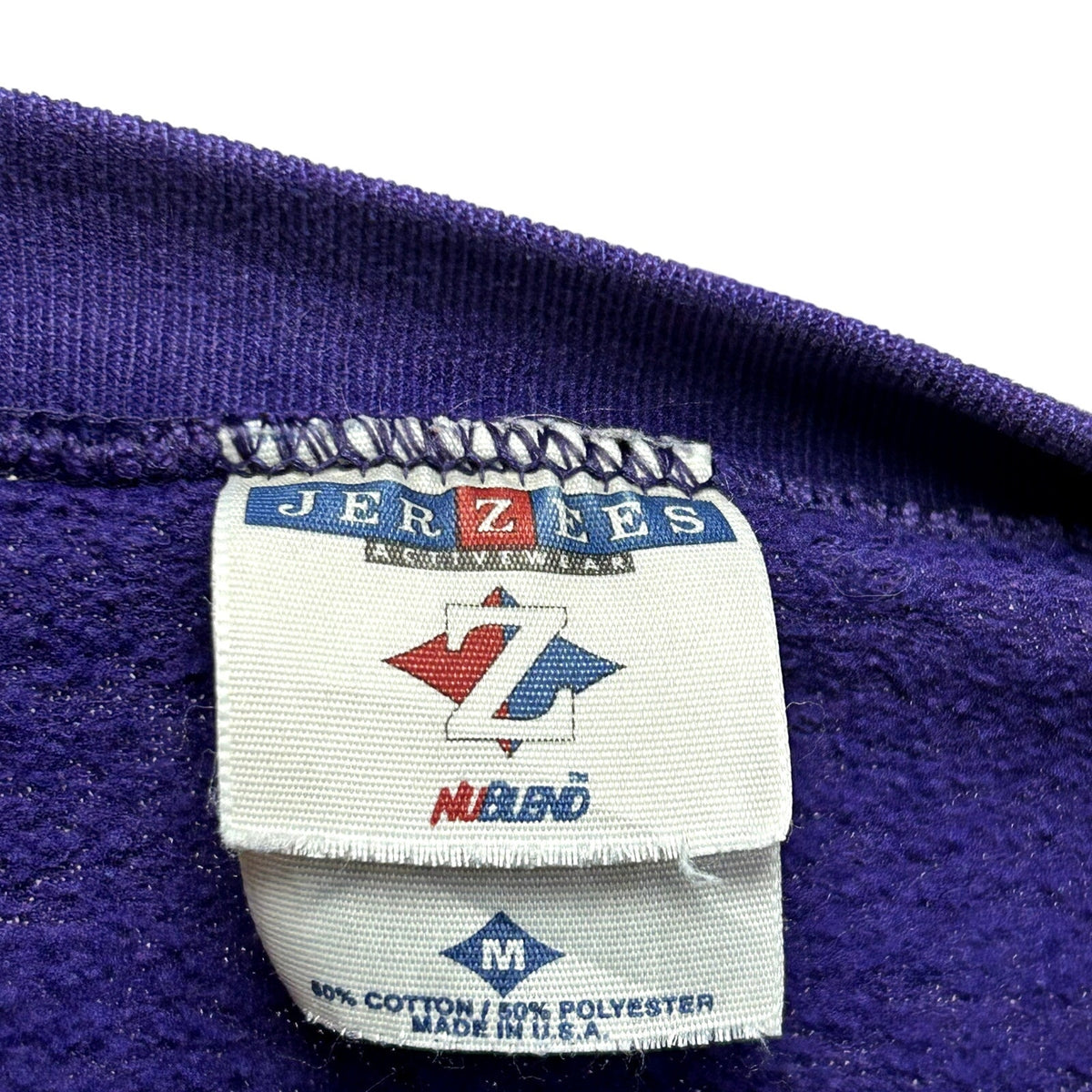 VTG 90s Jerzees M Purple Moose Saloon Ocean City MD Graphic Crewneck Sweatshirt