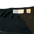 New York & Company Black and White Geometric Blouse Medium Cap Sleeve Workwear
