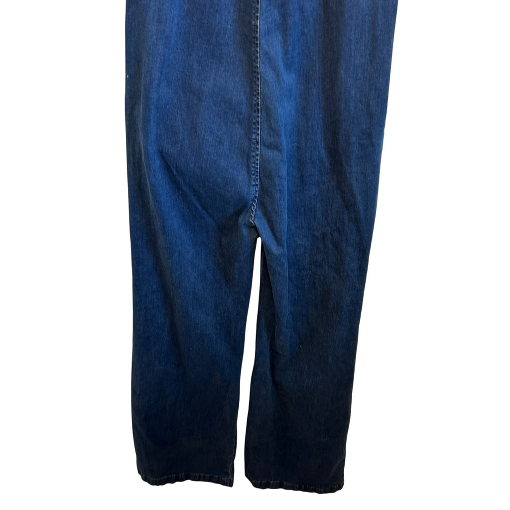 American Bazi Denim Utility L Jumpsuit Dark Blue Casual Streetwear Coveralls