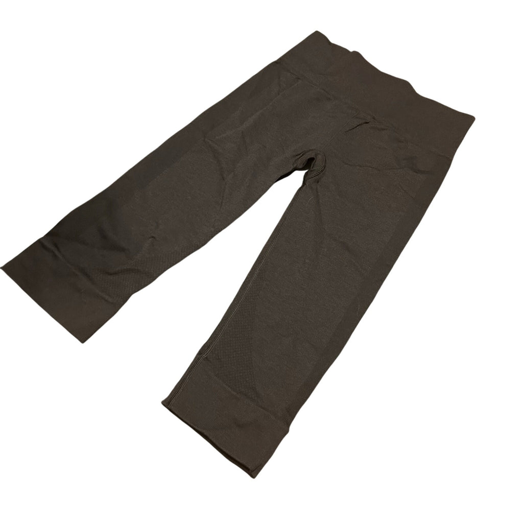 Lululemon Ebb To Street Tight Crop Leggings Black 6 Seamless High Rise