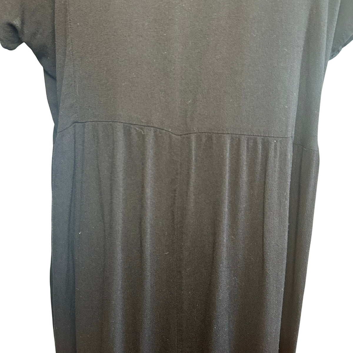 Black Boho Lace Mini Dress Plus Size 2X Lace Casual Pocket Indie Minimalist Twee