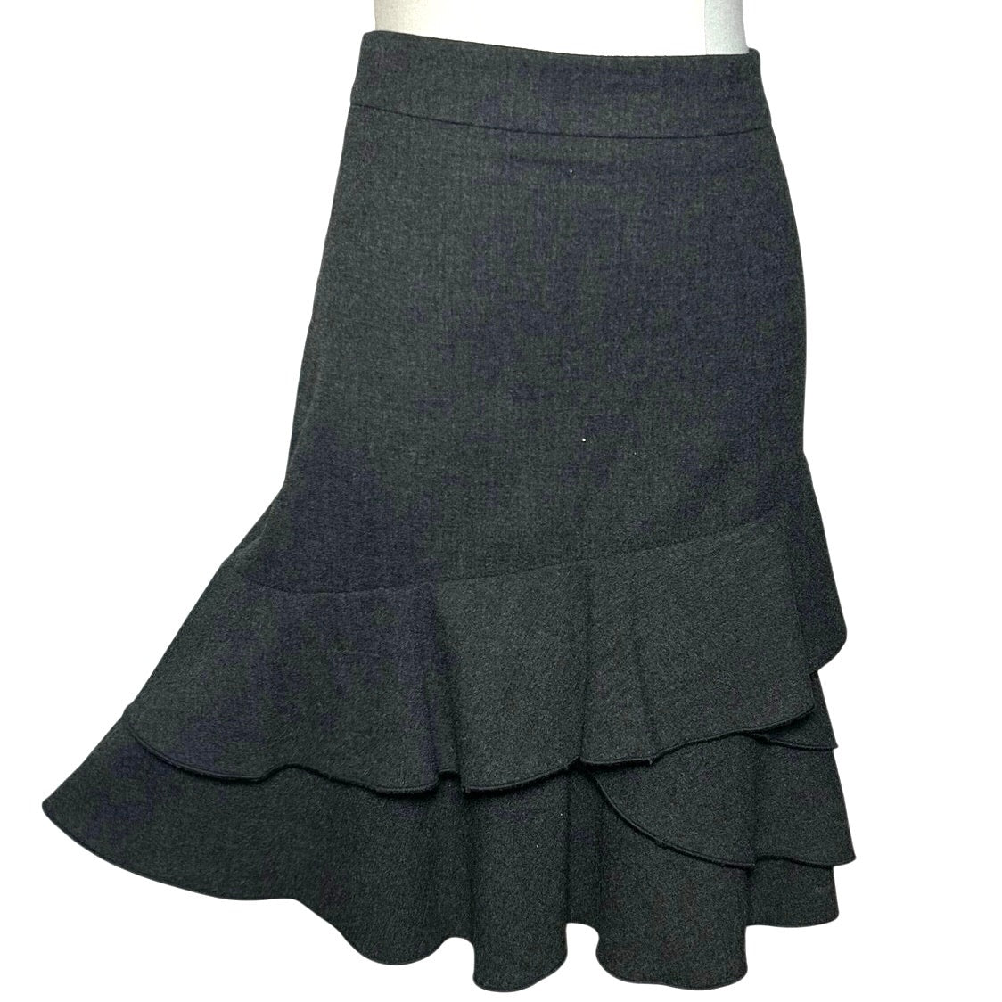 VTG 90s Y2K Minimalist Grunge Skirt M Dark Academia Flutter Streetwear Indie