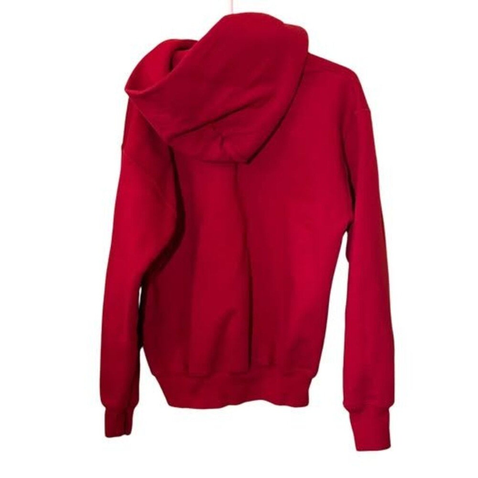 Hanes EcoSmart Kids Red Pullover Fleece Hoodie Size 6 Unisex Recycled Casual