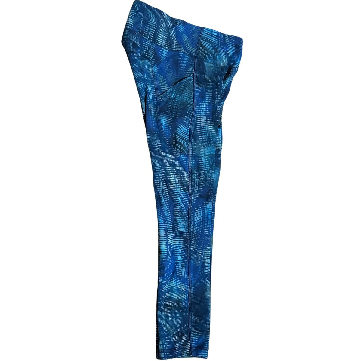 Lululemon Wunder Train HR Pocket Legging Blue Green Geo Wave 4