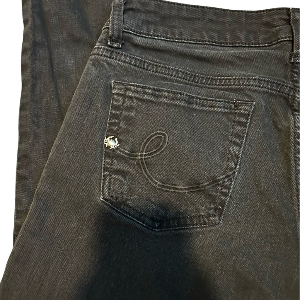 LITL BUG Black Jeans Size 30 Skinny Straight Leg Stretch Minimalist Denim