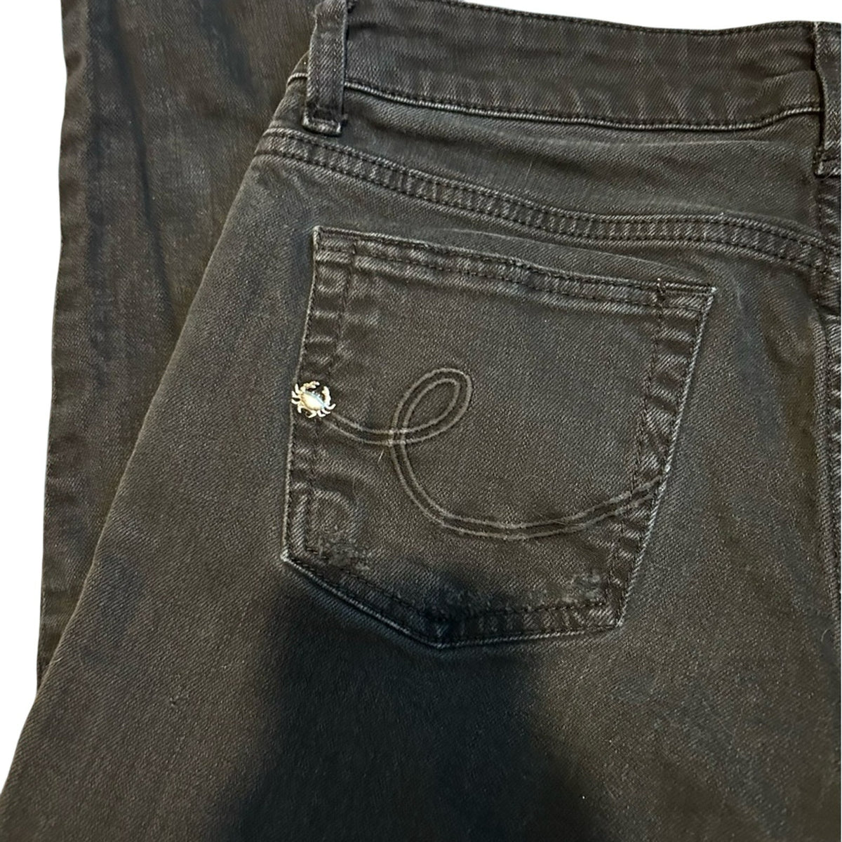 LITL BUG Black Jeans Size 30 Skinny Straight Leg Stretch Minimalist Denim