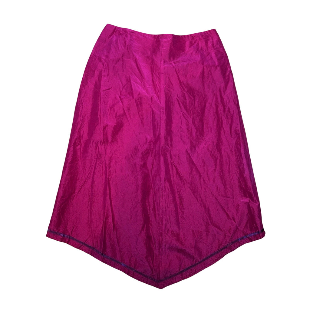 VTG Y2K Banana Republic Red Handkerchief Hem Midi 4 Skirt Fairy Coquette Boho