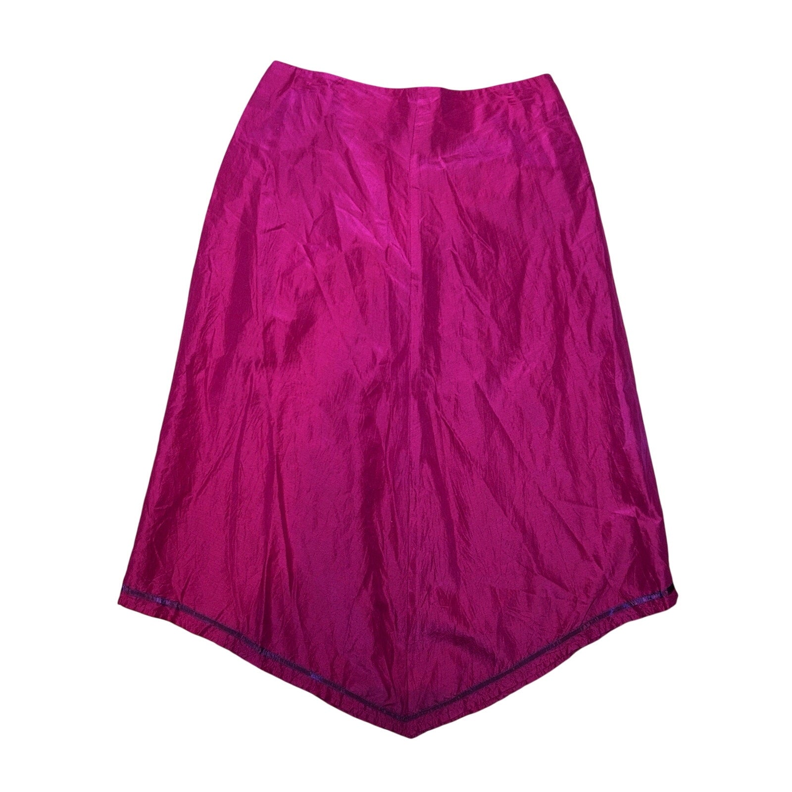 VTG Y2K Banana Republic Red Handkerchief Hem Midi 4 Skirt Fairy Coquette Boho