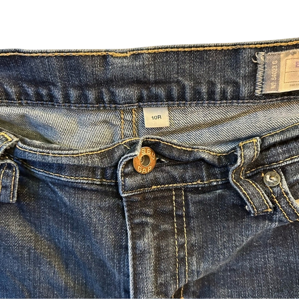 Gap Bootcut Jeans Size 10 Medium Wash Stretch Denim Modern Western Classic Y2K