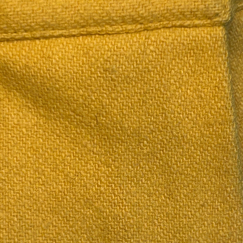 VTG 70s Peabody House Yellow Wool Pleated 4 Midi Skirt Pockets Boho Retro Twee