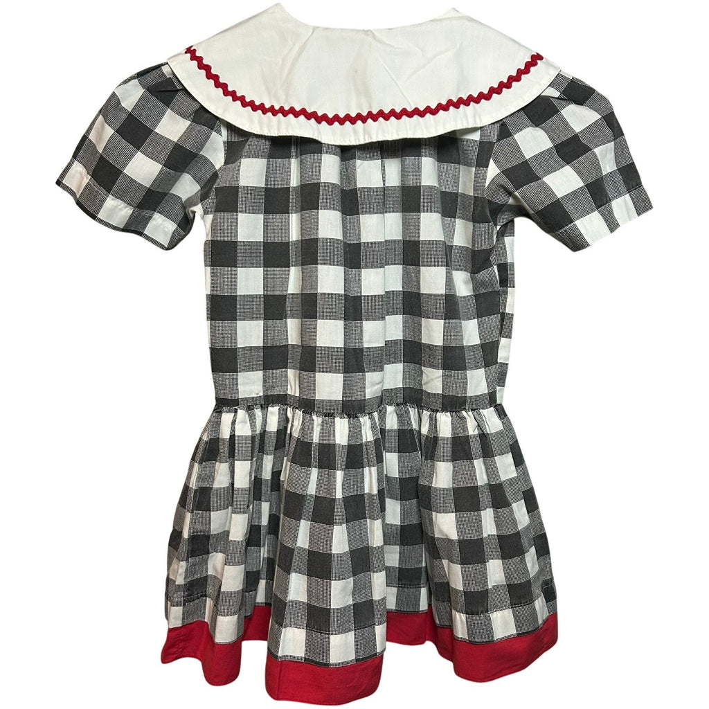 VTG 90s Rachel's Kids Novelty Dress Black Size 5 Kidcore Retro Twee Costume