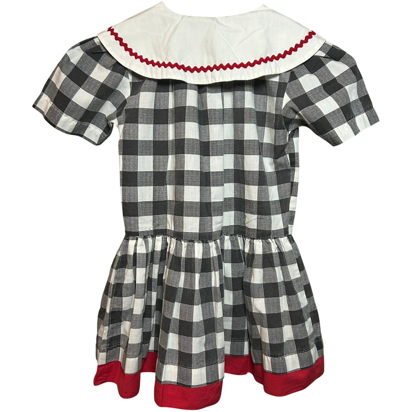 VTG 90s Rachel's Kids Novelty Dress Black Size 5 Kidcore Retro Twee Costume
