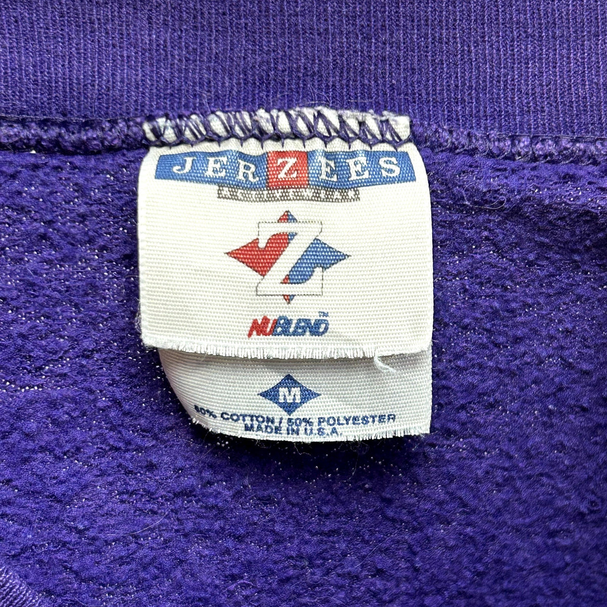 VTG 90s Jerzees M Purple Moose Saloon Ocean City MD Graphic Crewneck Sweatshirt