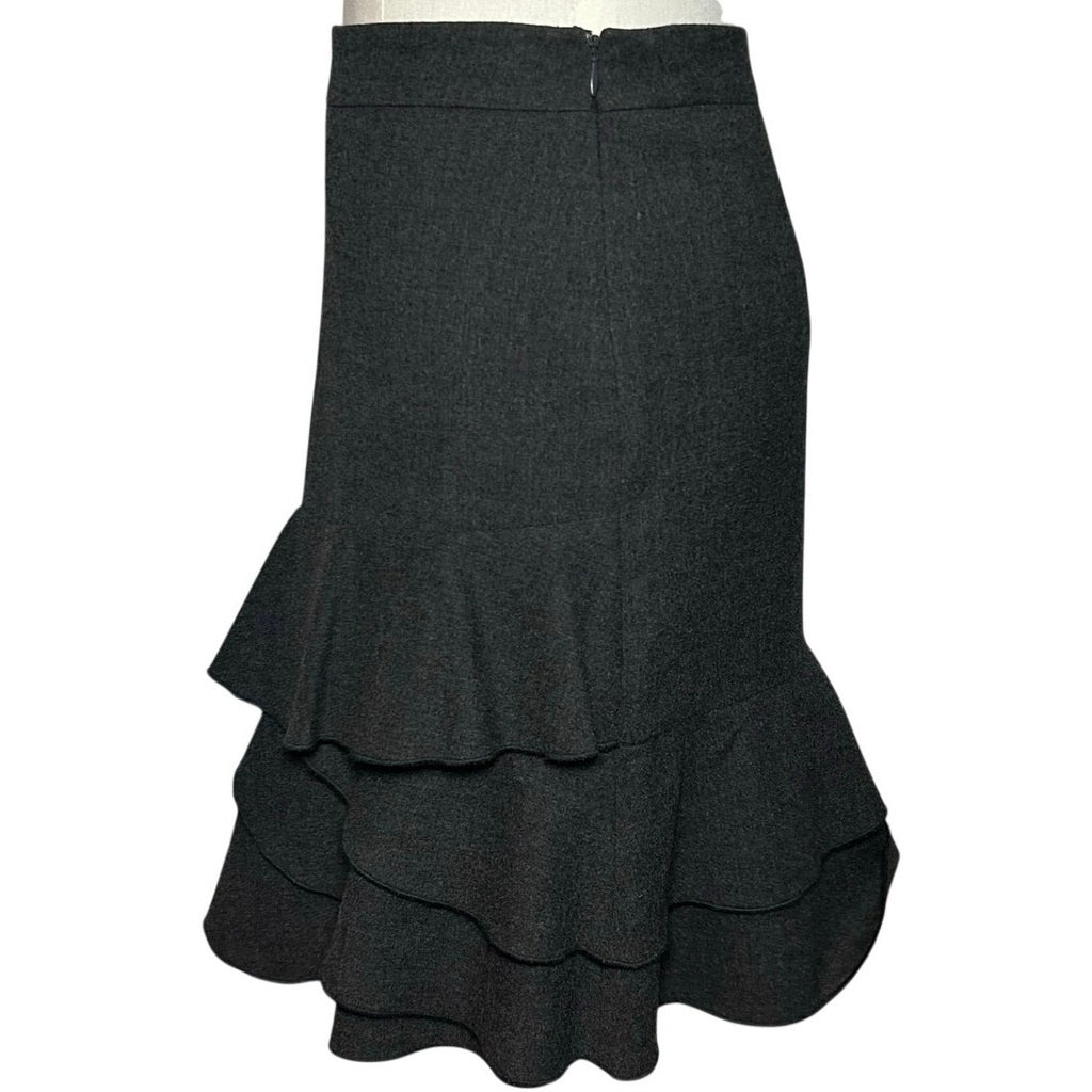 VTG 90s Y2K Minimalist Grunge Skirt M Dark Academia Flutter Streetwear Indie