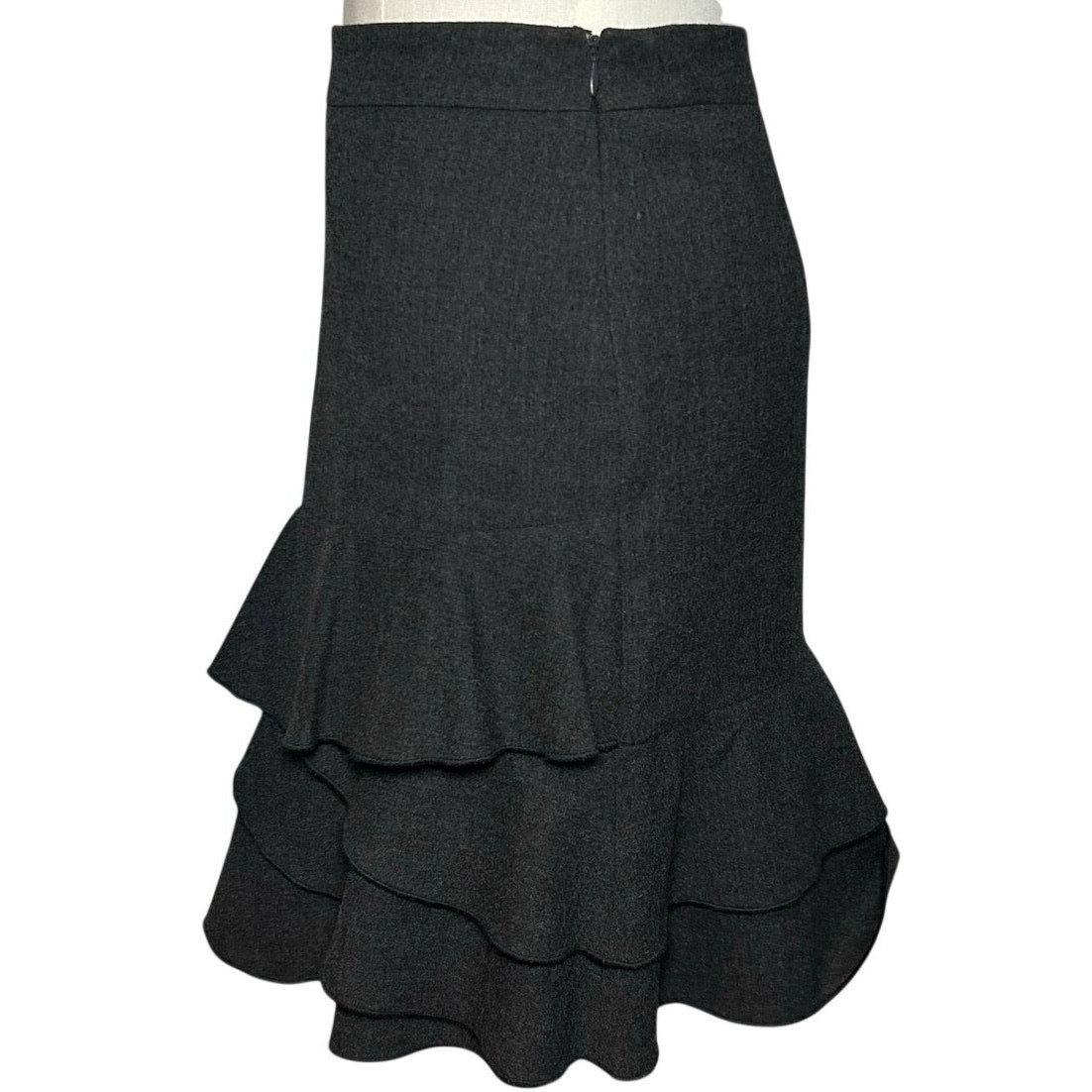 VTG 90s Y2K Minimalist Grunge Skirt M Dark Academia Flutter Streetwear Indie
