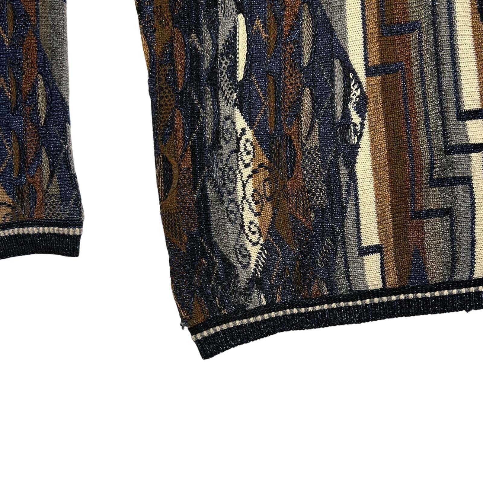 VTG 80s Lavane Brown Cosby Crewneck XL Sweater Retro Grunge Streetwear Casual