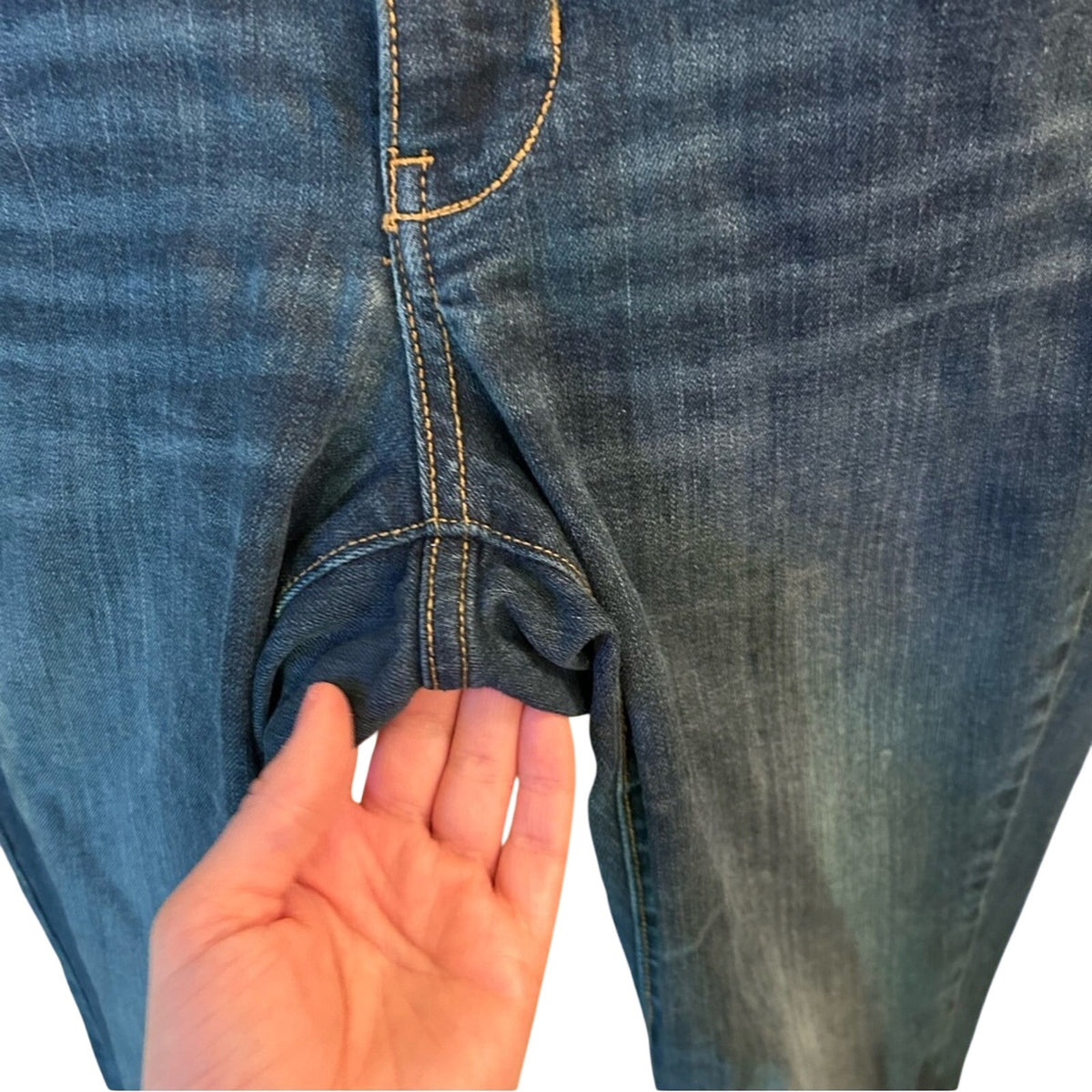 Indie Sleaze Rockstar Skinny Jeans Ankle Zipper Dark Wash Edgy Grunge Y2K 8