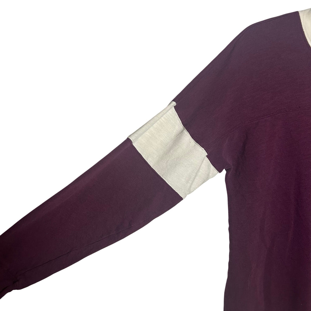 PINK Victoria's Secret Maroon Rainbow Spirit Jersey XS Oversized Loungewear