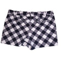 Ann Taylor Factory Black White Gingham Shorts Plus Size 16 Cotton Like New