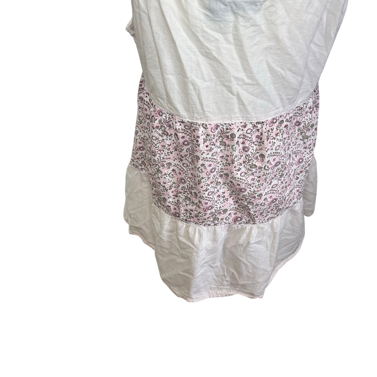 VTG Y2K Vanity Cami Tank Top XL Pink Boho Cottage Coquette Casual Retro Festival