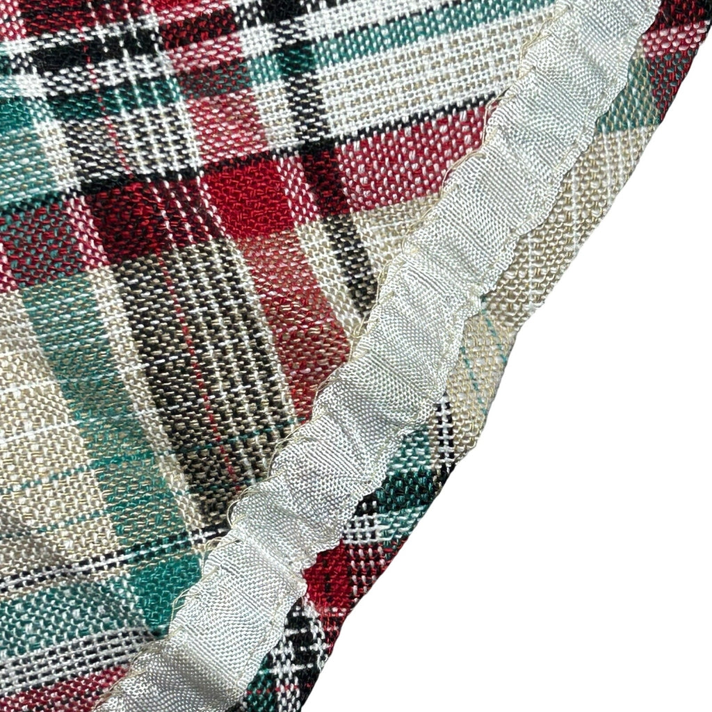 VTG 70s Pan-Her Plaid Pleated Skirt XS Preppy Dark Academia Twee Indie Retro