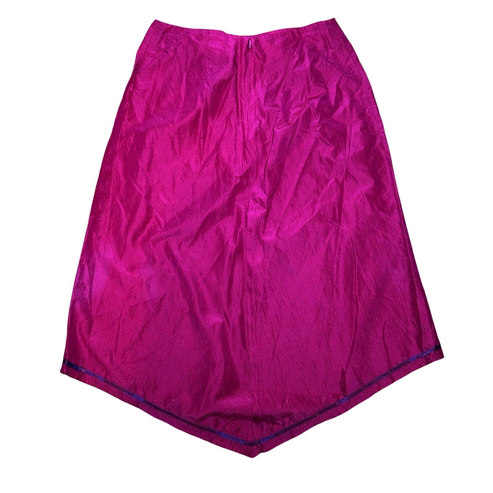 VTG Y2K Banana Republic Red Handkerchief Hem Midi 4 Skirt Fairy Coquette Boho