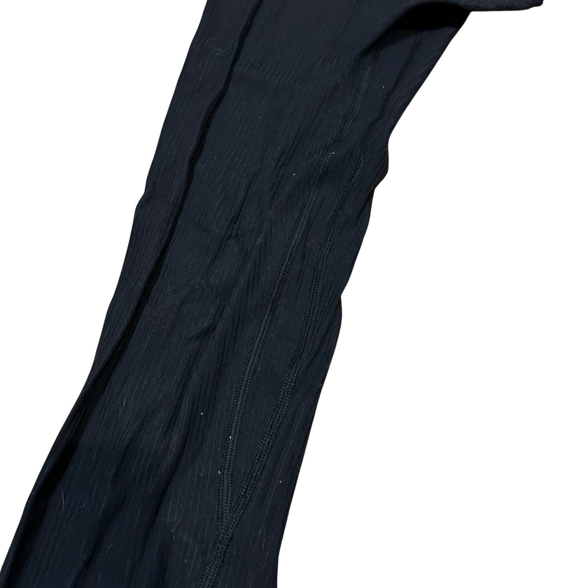 Lululemon Black Ribbed Leggings Size 4 Archival Y2K Revival Minimalist