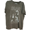 AC/DC Live Graphic Band Tee Lucky Brand Charcoal Gray Faded Rock T-Shirt XL