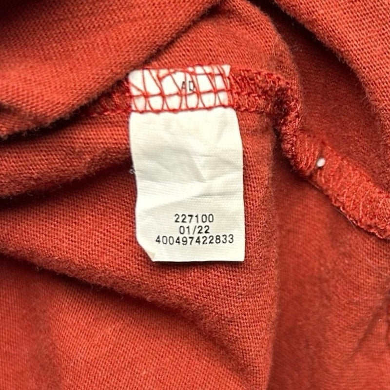 Sonoma Rust Red Cotton Slub Knit Pocket Tank XL Loungewear Casual Minimalist