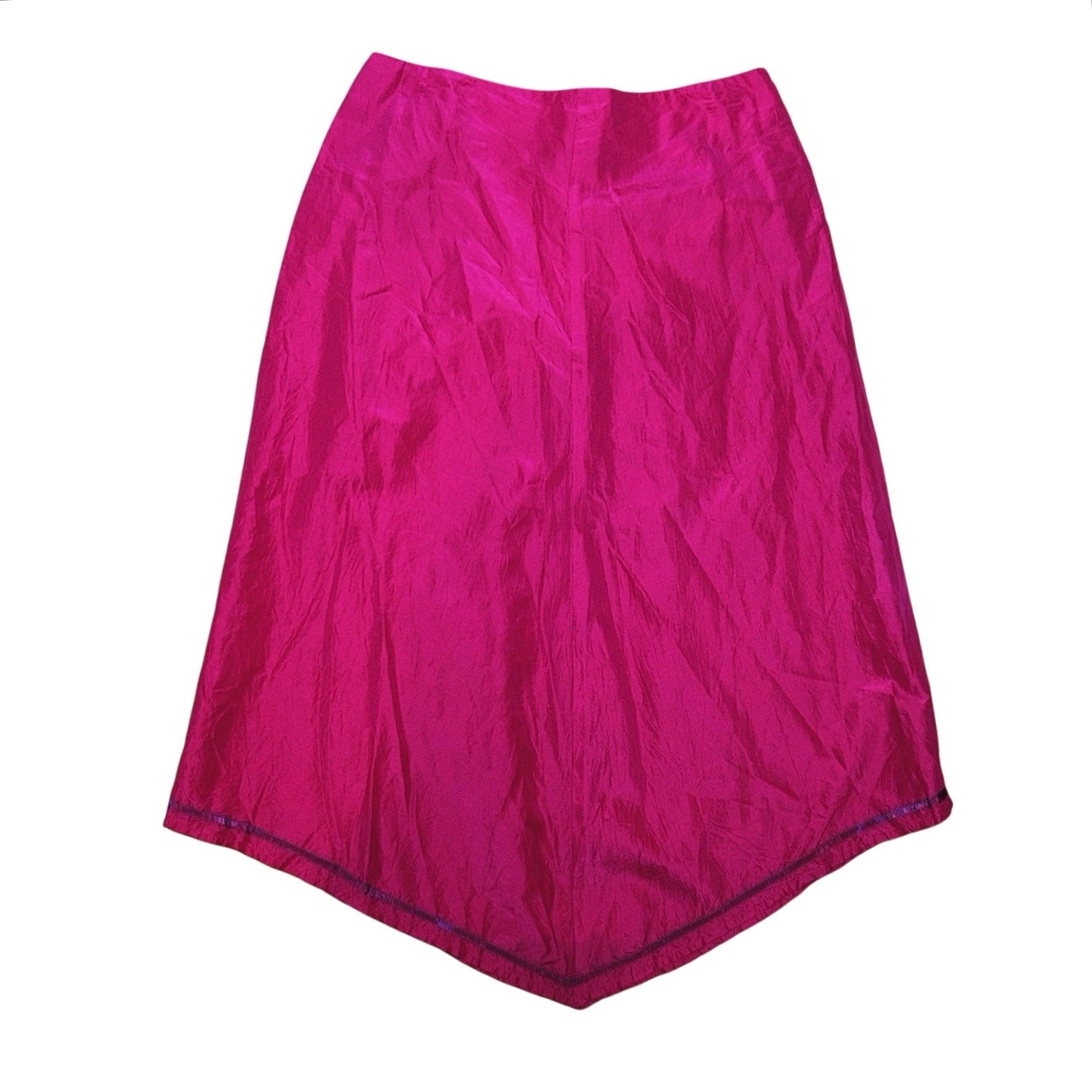 VTG Y2K Banana Republic Red Handkerchief Hem Midi 4 Skirt Fairy Coquette Boho