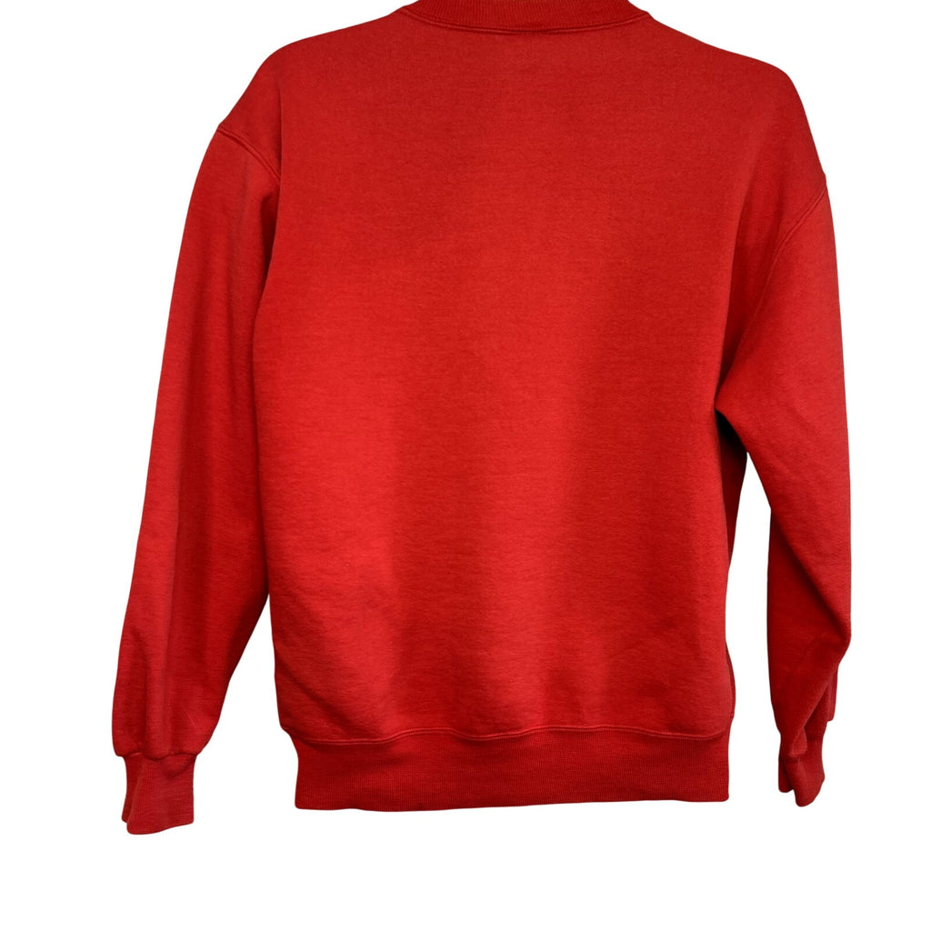 VTG 90s Russell Athletic M Red Fleece Crewneck Sweatshirt USA Gorpcore Utility