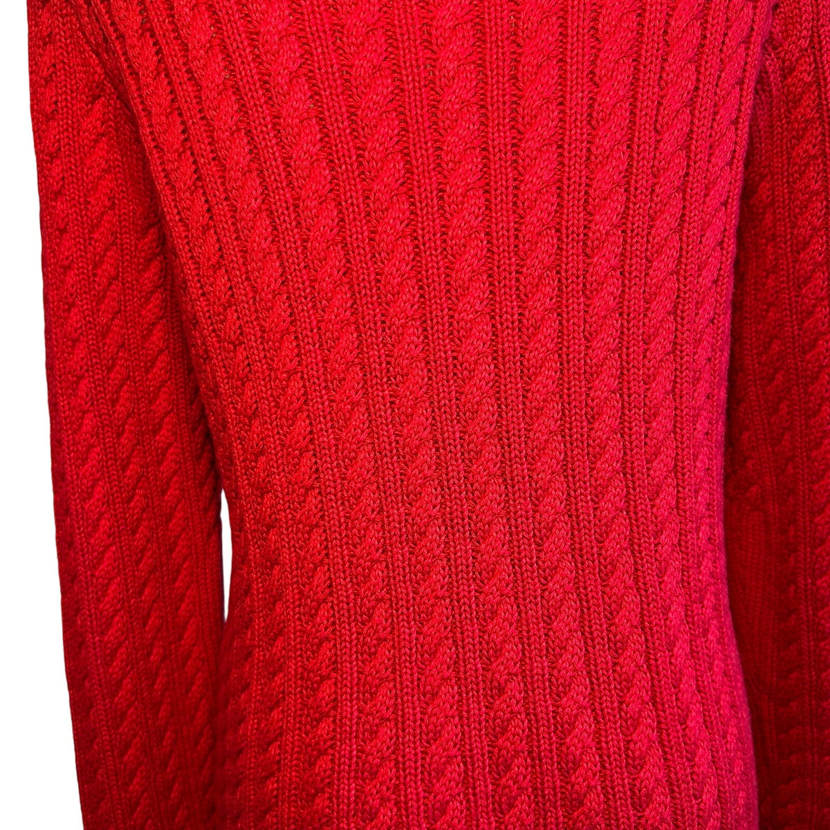VTG 90s Jeanne Pierre Turtleneck M Sweater Cotton Knit Minimalist Retro Preppy