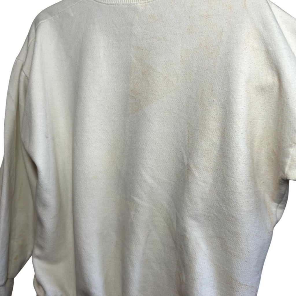 TUKTU One Size White Canadian Indigenous Art Graphic Sweatshirt Crewneck Fleece