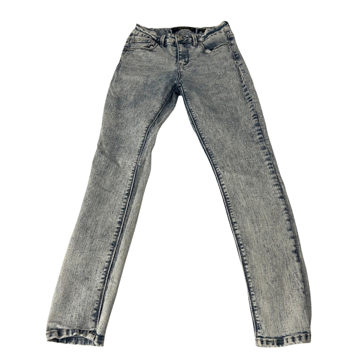 Indigo Rein Curvy Acid Wash Skinny Jeans Blue Size 5 Junior Contemporary Edgy