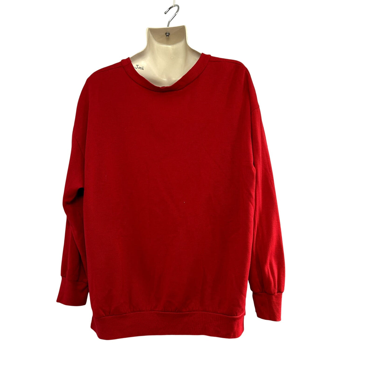 VTG 90s Disney XL Red Mickey Legends Graphic Sweatshirt Streetwear Kidcore Happy