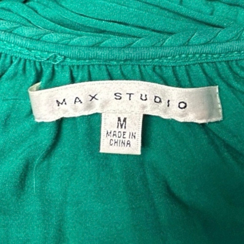 Max Studio Emerald Green Ruched Halter Maxi Dress Maternity Photoshoot Fair Luxe