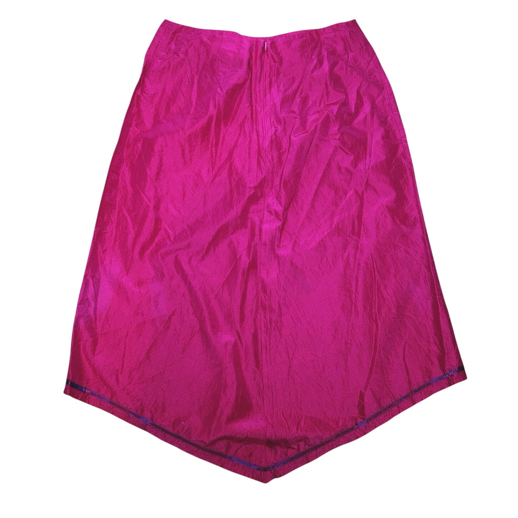 VTG Y2K Banana Republic Red Handkerchief Hem Midi 4 Skirt Fairy Coquette Boho