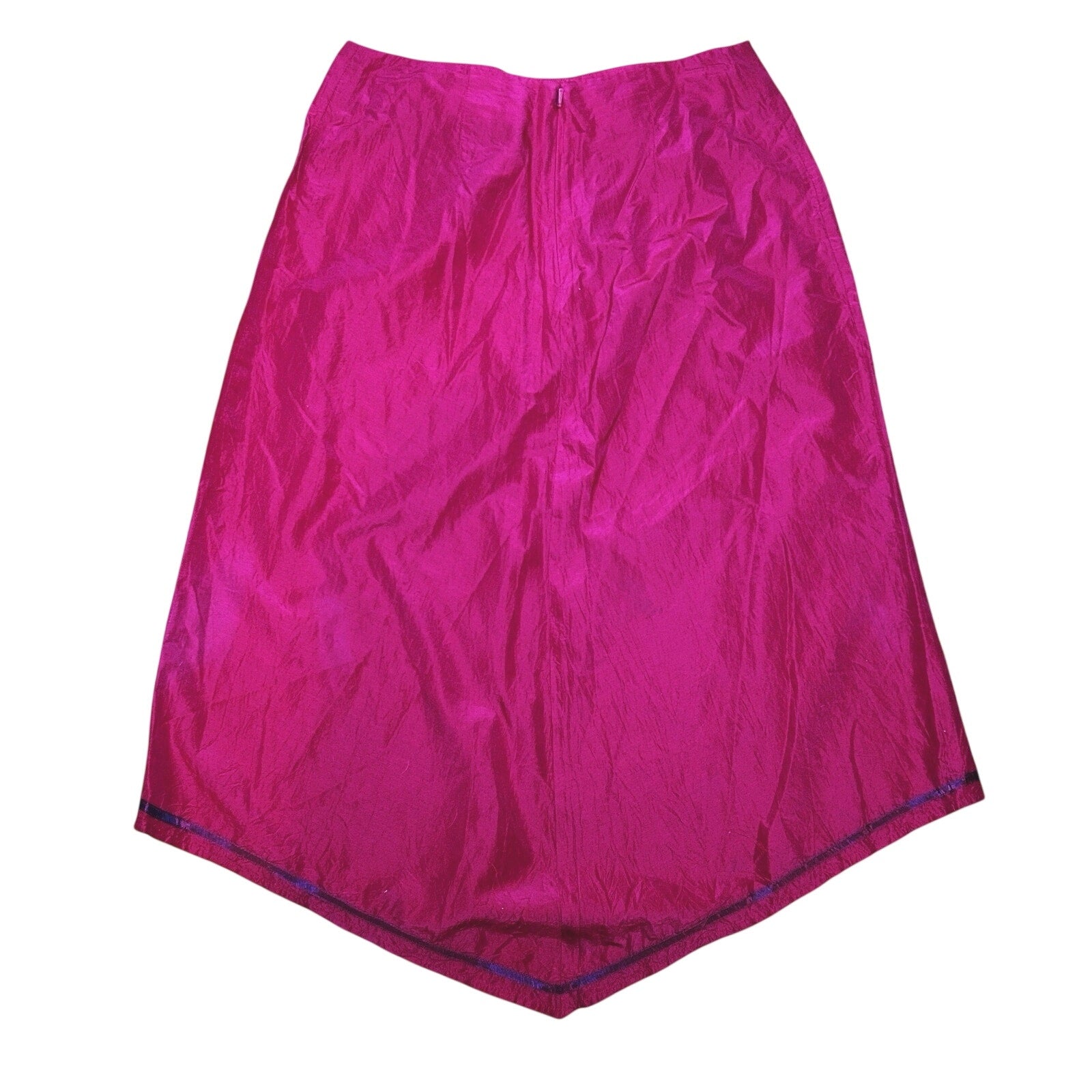 VTG Y2K Banana Republic Red Handkerchief Hem Midi 4 Skirt Fairy Coquette Boho