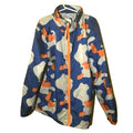 Cat & Jack Boys Camo Windbreaker Rain Jacket Size M 8/10 Blue Gorpcore Packable